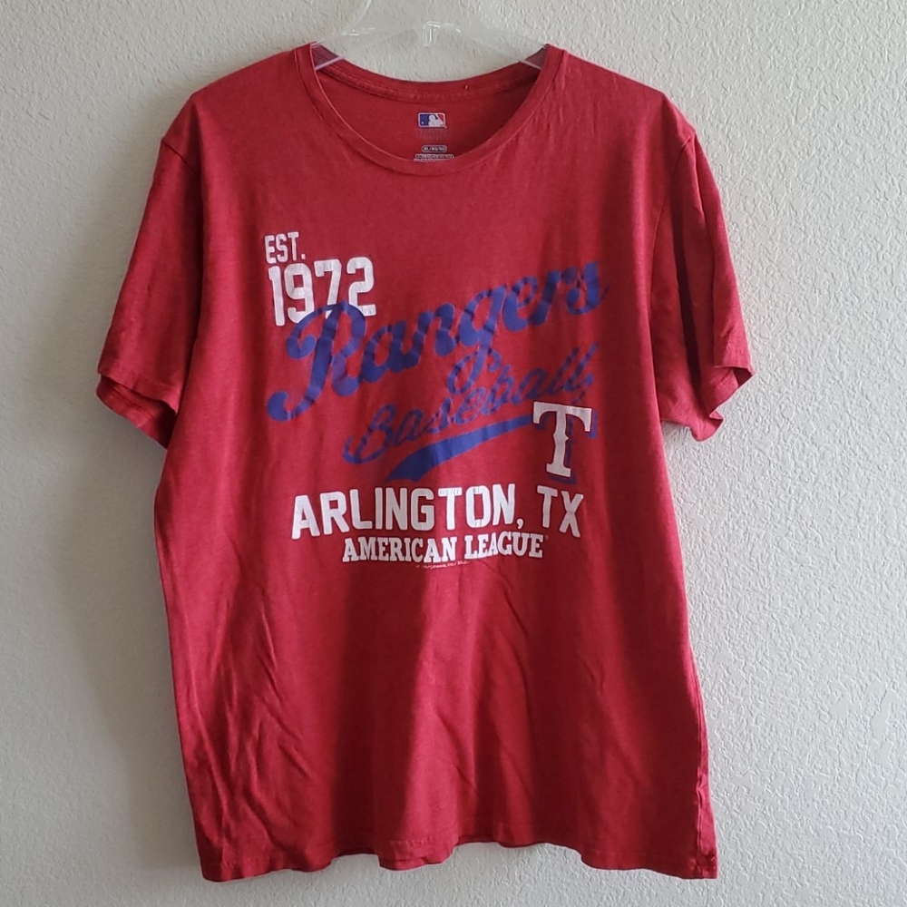 MLBP Texas Rangers Red Tee Men's XL